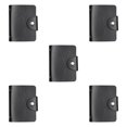 thumbnail image 3 of ZLight Credit Card Holder Men Slim Anti Protect Travel ID Cardholder Women Rfid Wallet Metal Case Porte Carte Card holder black 5Set, 3 of 6