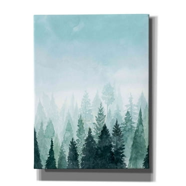Epic Graffiti 'Into the Trees I' by Grace Popp Canvas Wall Art, 26"x34"