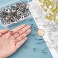 thumbnail image 2 of 1 Box 120Pcs 6 Style 304 Stainless Steel Ball Chain Connectors Stainless Steel Color 10~28x4~14 Hole: 2~10 Fit for 4.5~10mm 20pcs/style, 2 of 6