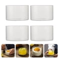thumbnail image 6 of Yardwe Microwave Safe Glass Pudding Bowls, Transparent and Sturdy for Storage 4Pcs, 6 of 8