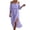 Purple, variant on Horkkom Off the Shoulder Dresses for Women Short Sleeve Solid Color Summer Dresses Flowy Casual Maxi Dresses, S-3XL