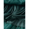 thumbnail image 5 of Lnzyyephy Women's Long Skirt Multilayer Mesh Pleated High Waist High Stretch Elegant Solid Color Cake Skirt, 5 of 6