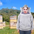 thumbnail image 4 of Beekeeping Suit, Breathable Double Layer Detachable Hat Bee Suit, Animals For Pets, 4 of 8