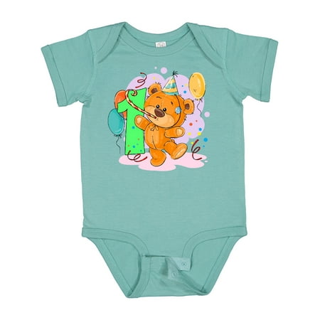 

Inktastic 1st Birthday Teddy Bear Gift Baby Boy or Baby Girl Bodysuit