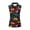 Colorful Dinosaur Skele, variant on Whosucclay US Flag Eagle 250th Theme Women Golf Sleeveless Tank Top for Womens, Casual Workout Tank Tops Anti Wrinkle Comfortable Sleeveless Golf Shirts