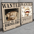 thumbnail image 5 of Póster de arte de anime retro de One Piece, pegatinas, murales de pared, decoración de sala de juegos, regalos, pintura en HD, 5 of 5