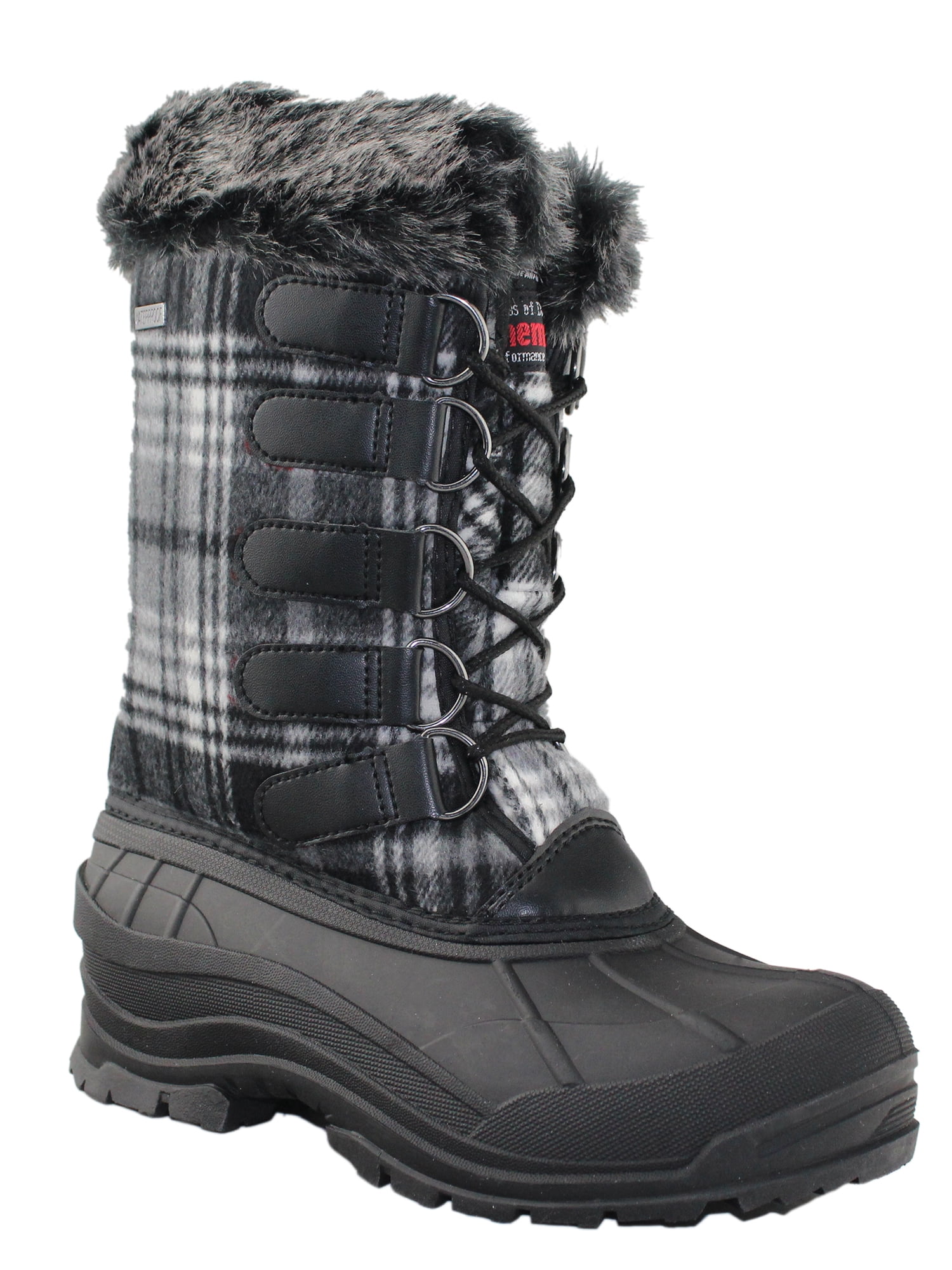 Womens Waterproof Insulated Winter Warm MidCalf Snow Duck Boots