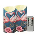 thumbnail image 6 of Wobogo Raggedy Pink Flamingos Flameless Candles with Remote Battery Operated Flickering LED Candles with Timer 2/4/6/8H Small Size, 6 of 8