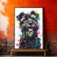 thumbnail image 4 of Glenofimaal Terrier Canvas Wall Art, Modern Cute Colorful Glenofimaal Terrier Canvas Dog Art Pictures Wall Decor for Kids Bedroom Decoration Unframed 8x12 inches, 4 of 5