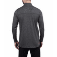 thumbnail image 3 of Spyder Active Men’s Performance ¼ Zip Winter Pullover  (Grey Heather, XX-Large), 3 of 4