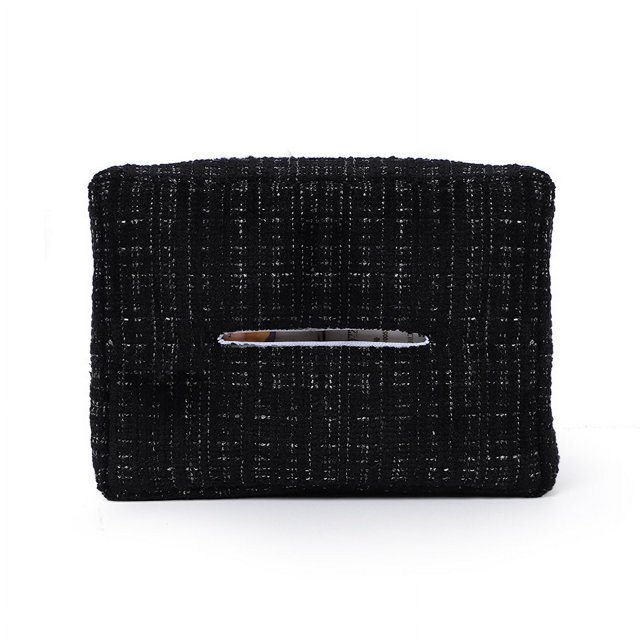 Caja de pañuelos de felpa para coche, caja de almacenamiento, multiusos, para colgar, bonita caja de papel con lazo, uso versátil, práctica para colgar