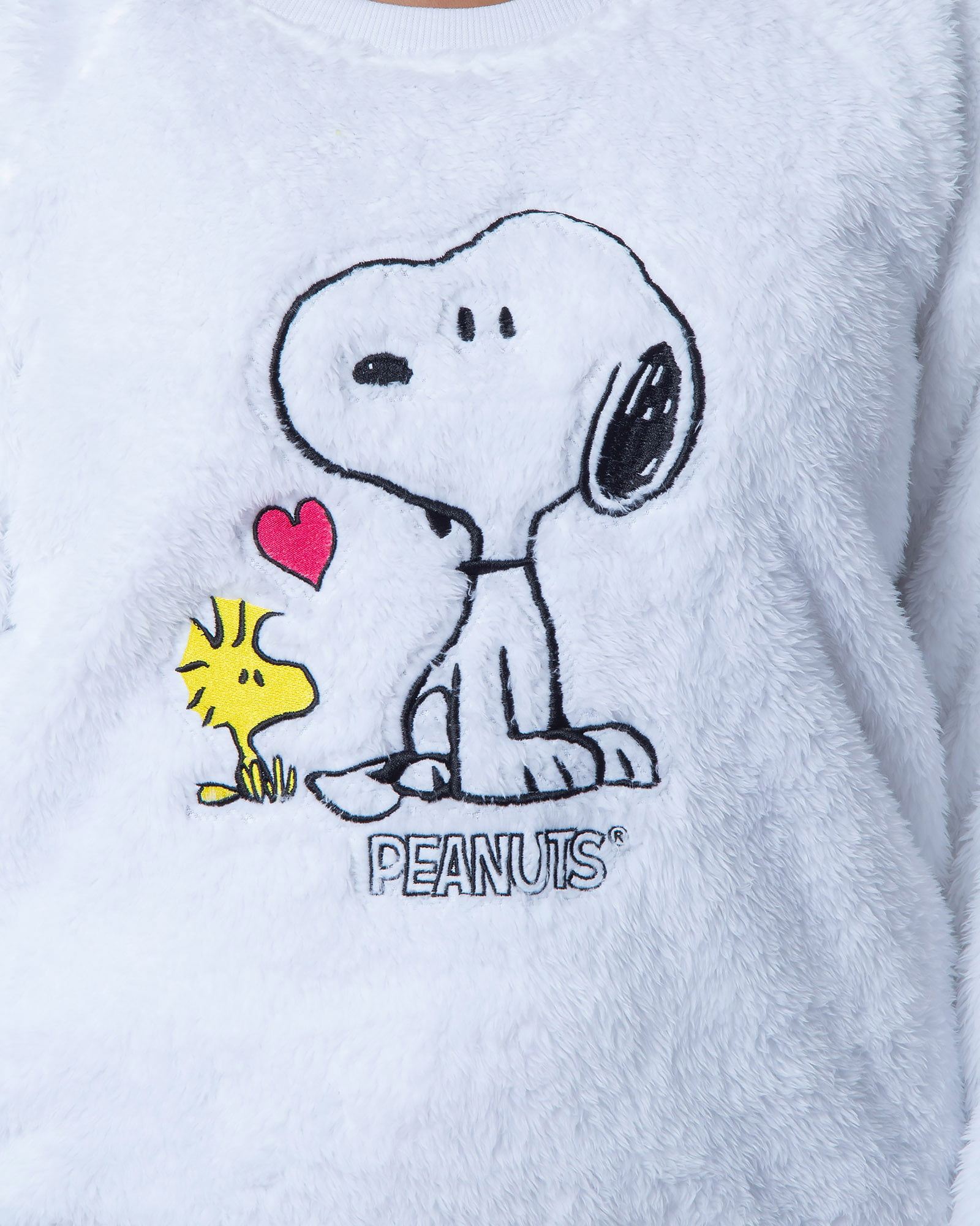 Peanuts Womens\' Snoopy and Woodstock Sweater and Shorts Sleep Pajama Set  (XXL)