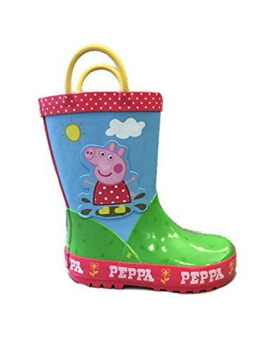 Peppa Pig Girls Puddle Jumper Rain Boot 
