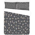 thumbnail image 1 of ABPHQTO Juego de ropa de cama de 3 piezas Funda de edredón con 2 fundas de almohada para el hogar Ropa de cama Decoración de la habitación, 1 of 4