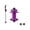 Purple, variant on CEORPER 135mm Quick Release Rear Wheel Hub 28/32/36 Hole Mountain Bike Rear Hub