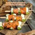 thumbnail image 2 of Brochetas de bambú DOUDOULE de 6 pulgadas, 200 unidades, para aperitivos, 2 of 9