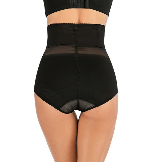 Womens Waist Cincher Body Shaper Trainer Girdle Faja Tummy Control  Underwear Shapewear Butt Lifter Sexy Thong Panties Black Plus Size L-4XL 