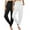 White 2, variant on XuJwPNcy 2pc Women's Yoga Pant Comfy Loose Sweatpants Ruched High Waist Lounge Casual Athletic Workout Joggers Pant