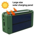 thumbnail image 4 of Portable + Digital Radio Solar Powered Bluetooth FM Radio Supports U Disk TF Card Mp3 Play Loudspeaker LCD Display, 4 of 5