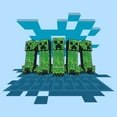 thumbnail image 2 of Men's Minecraft Creeper Mob  Graphic Tee Light Blue 2X Large, 2 of 4