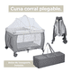 thumbnail image 3 of Cuna Corral Dodo Baby Lumi Con Cambiador Y Mosquitero Beige, 3 of 10