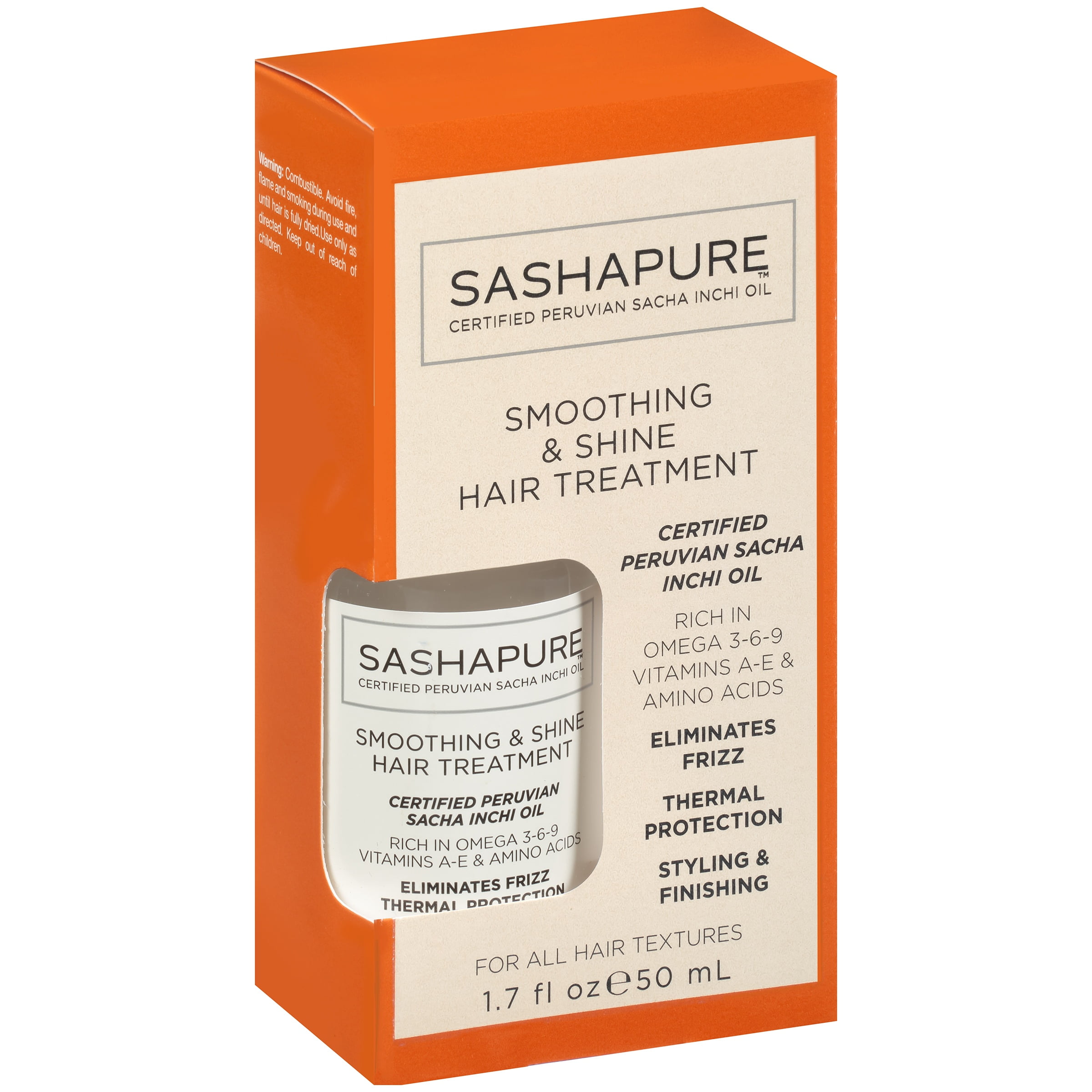 sashapure smoothing & shine hair treatment
