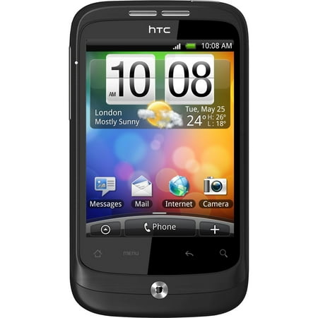 HTC WildFire S 512 MB Smartphone, 3.2" LCD480 x 320, Android 2.3 Gingerbread, 3G, Black