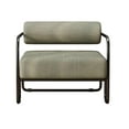thumbnail image 5 of Glavbiku Corduroy Sofa Chair with Iron Frame,Lazy Armchair W/ Extra Thick Cushion,Light Brown,Adult, 5 of 9