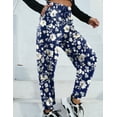 thumbnail image 2 of Doublju Women's Basic Comfy Drawstring Jogger Style Yoga Pajama Pants With Pocket, 2 of 3