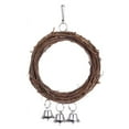 thumbnail image 1 of Vine Ring Parrot Swing Natural Mini Hanging Parrot Toy with Bells, 1 of 6