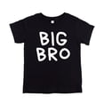 thumbnail image 4 of Big Bro Shirt for Boys Handwritten Older Brother Graphic T-Shirt Black Shirt Youth Medium, 4 of 5