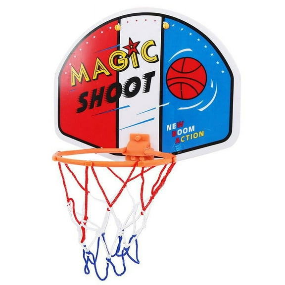 Indoor Mini Basketball Hoop for Kids, Over-The-Door Wall Mounted Basketball Hoop for Door, Wall, Living room, Basketball Toy Gift for Boys and Girls