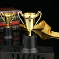 thumbnail image 2 of Miangastore Mini Cup Shape Trophy Black Plastic 12Pcs 5.11X2.75X2.75in, 2 of 8