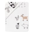 thumbnail image 3 of Lambs & Ivy Baby Farm Animals 100% Cotton Fitted Crib Sheet - White, 3 of 5
