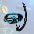 thumbnail image 1 of Juego de snorkel, máscara de buceo, equipo liviano, adultos gafas de buceo, gafas de natación de snorkel para buceo de deportes acuáticos de buceo, 1 of 8