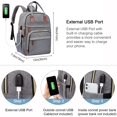 thumbnail image 6 of Lovevook Unisex Travel Backpack, 15.6" Laptop Bag with Lock for Women & Men, Multipurpose Casual Work Bag College Bookbags for Daily Use and Travel Outdoor, 6 of 10