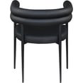 thumbnail image 6 of Meridian Furniture Lavina Black Vegan Leather Dining Chair (Set of 2), 6 of 10