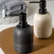 thumbnail image 3 of Dispensador de jabón líquido recargable de resina de lujo, botella con bomba for tocador de baño, encimera y lavabo., 3 of 6