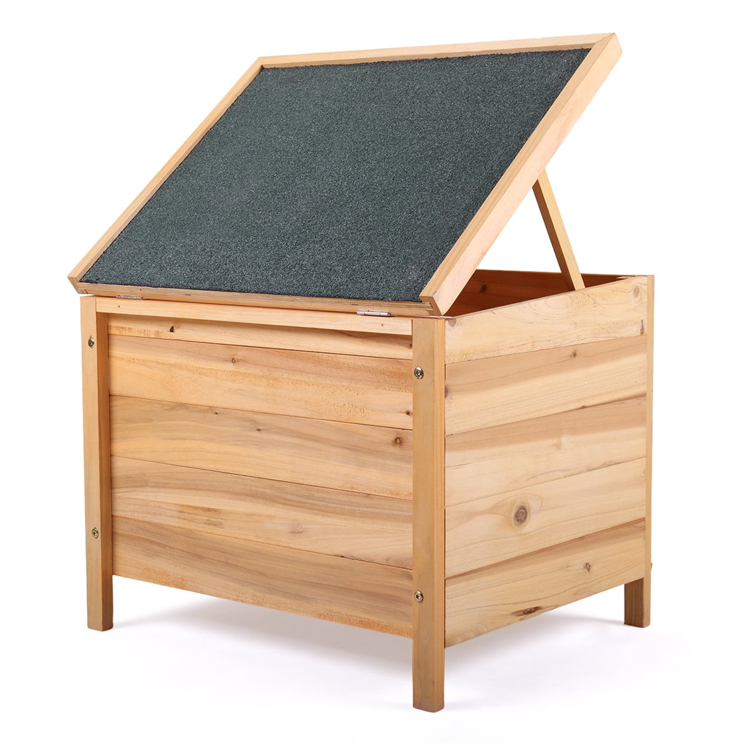 Pefilos 23 Inch Rabbit Hutch for Outdoor Topnotch Weatherproof Wooden Bunny Cat House Pet Cage Shelter Feral Cat House, Beige Pefilos 23 Inch Rabbit Hutch for Outdoor Topnotch Weatherproof Wooden Bunny Cat House Pet Cage Shelter Feral Cat House, Beige