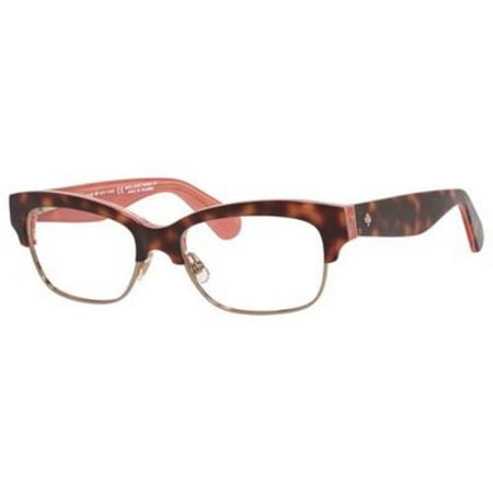 KATE SPADE Eyeglasses SHANTAL 0QTQ Havana Pink 52MM