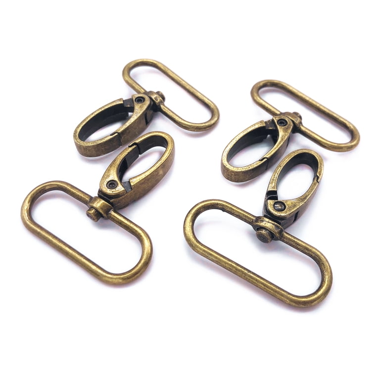 Goyunwell 1.5 Inch Lobster Claw Swivel Clasps – Antique Bronze, 10pcs For Purses & Bags