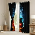 thumbnail image 3 of Homewish Guitar Print Blackout Curtains Set of 2 (52x84 Each),Rock Music Window Curtains,Musical Instrument Lovers Curtains and Drapes For Boys Kids,Ultra Soft Home Decor, 3 of 6
