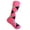 Bright Pink with Black and Gray, variant on Men's Mid-calf Argyle Plaid Scottish Tartan Wedding Groomsman Gift Party Events Father's Day Presents Dress Casual Socks in Navy with Gold Yellow and Gray Color