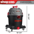 thumbnail image 5 of Shop-Vac® 12 Gallon Wet/Dry Vacuum, 5.5 Peak HP, Whisper Series, 5 of 17