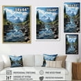 thumbnail image 4 of Designart "Mountain Serenity French Alps painting II" France Canvas Print, 4 of 5