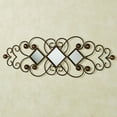 thumbnail image 2 of Falena Bronze Scrollwork Mirrored Metal Wall Art 14.5 x 42, 2 of 5