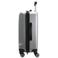 thumbnail image 3 of MOJO Silver New Orleans Saints 21" Hard Case 2-Tone Spinner Carry-On Luggage, 3 of 4