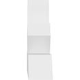 thumbnail image 3 of 48"W x 14"H x 4"D x 4"F, 7/12 Pitch, Saratoga Architectural Grade PVC Gable Bracket, 3 of 9