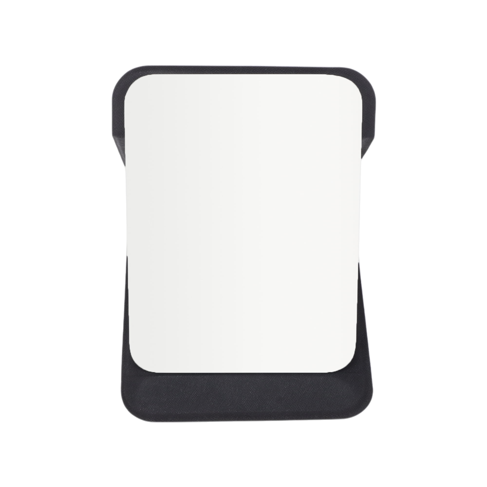 Unique Bargains 1Pc Convenient Makeup Mirror for Travel in Light Gray Color Large