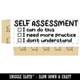 thumbnail image 2 of Self Assessment Teacher Student School Self-Inking Rubber Stamp Ink Stamper - Sky Blue Ink - Large 2-3/4 Inch, 2 of 7